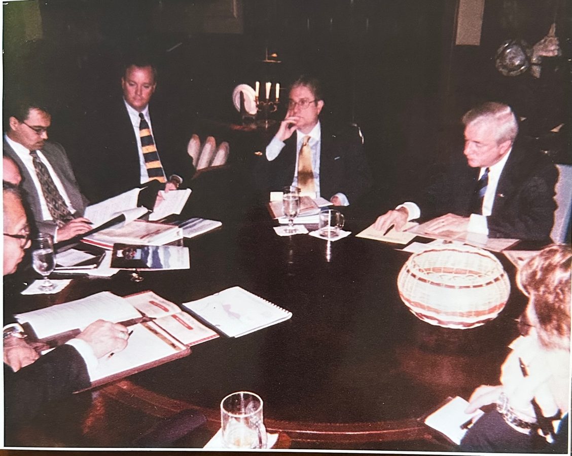 Original Tribal-State Gaming Compact negotiations with Governor Jim Hunt