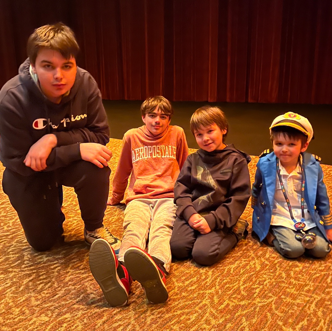 The four Lambert grandsons — Bear, John, Rhett, and Henrik