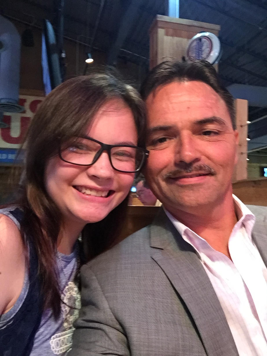 Granddaughter Tawny with PopPop