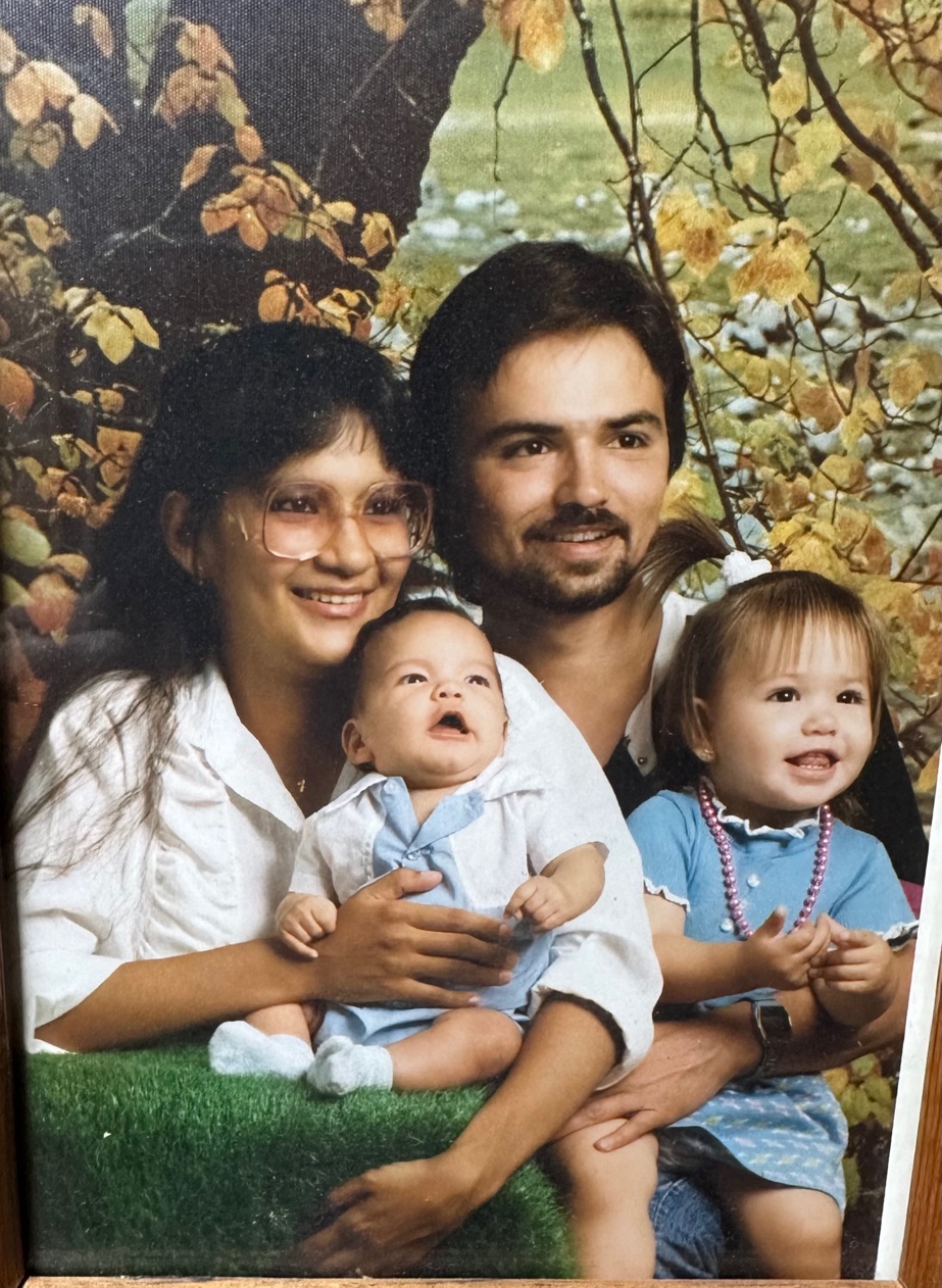The Lambert family, circa 1988