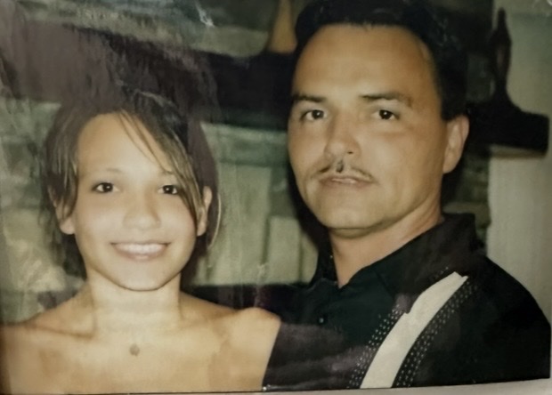 Patrick Lambert with daughter Gina