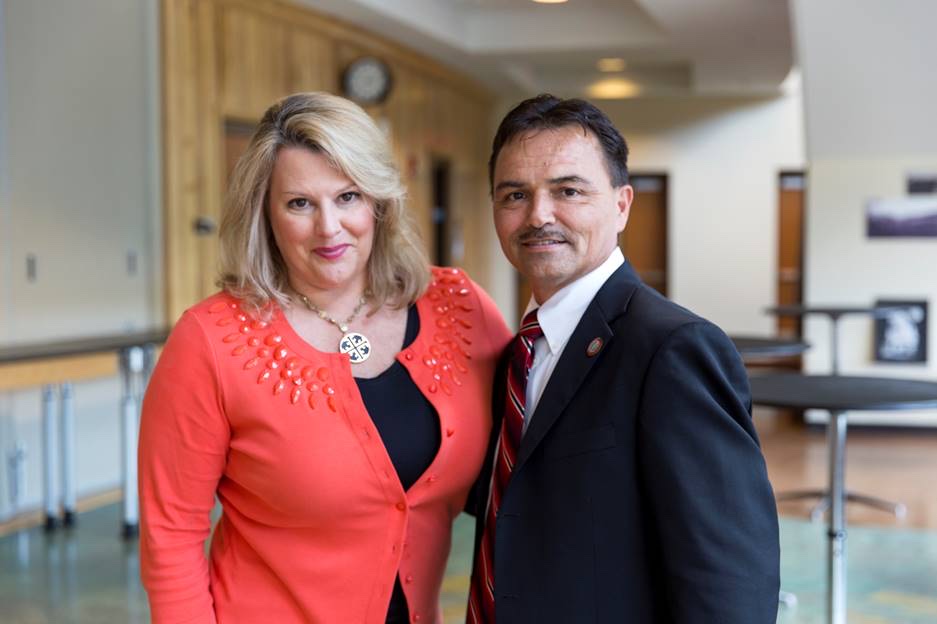 Chief Lambert with U.S. Attorney Jill Westmoreland Rose